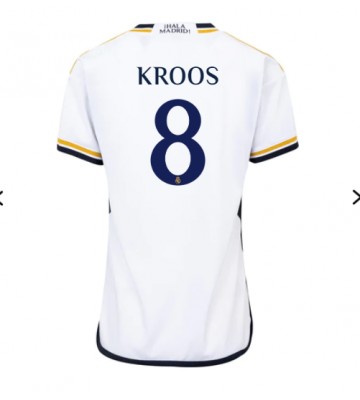 Real Madrid Toni Kroos #8 Hjemmebanetrøje Dame 2023-24 Kort ærmer